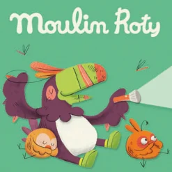 Moulin Roty 3 Disketten "Im Dschungel" für Projektionsleuchte*Kinder Spielzeug Ab 4 Jahren