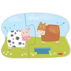 HABA 6 erste Puzzles Bauernhof*Kinder Lernspielzeug|Spielzeug Ab 2 Jahre