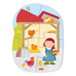 HABA 6 erste Puzzles Bauernhof*Kinder Lernspielzeug|Spielzeug Ab 2 Jahre