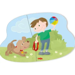 HABA 6 erste Puzzles Haustiere*Kinder Lernspielzeug|Spielzeug Ab 2 Jahre