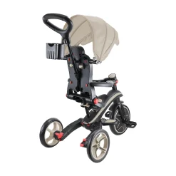 GLOBBER 4 in 1 Explorer Trike Taupe faltbar*Kinder Kinderfahrzeuge