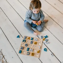 KINDSGUT ABC-Puzzle Casper*Kinder Lernspielzeug|Holzspielzeug