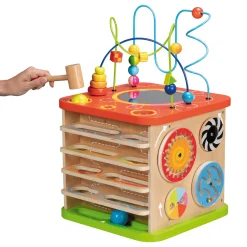 goki Activity- und Motorikwürfel XXL*Kinder Holzspielzeug