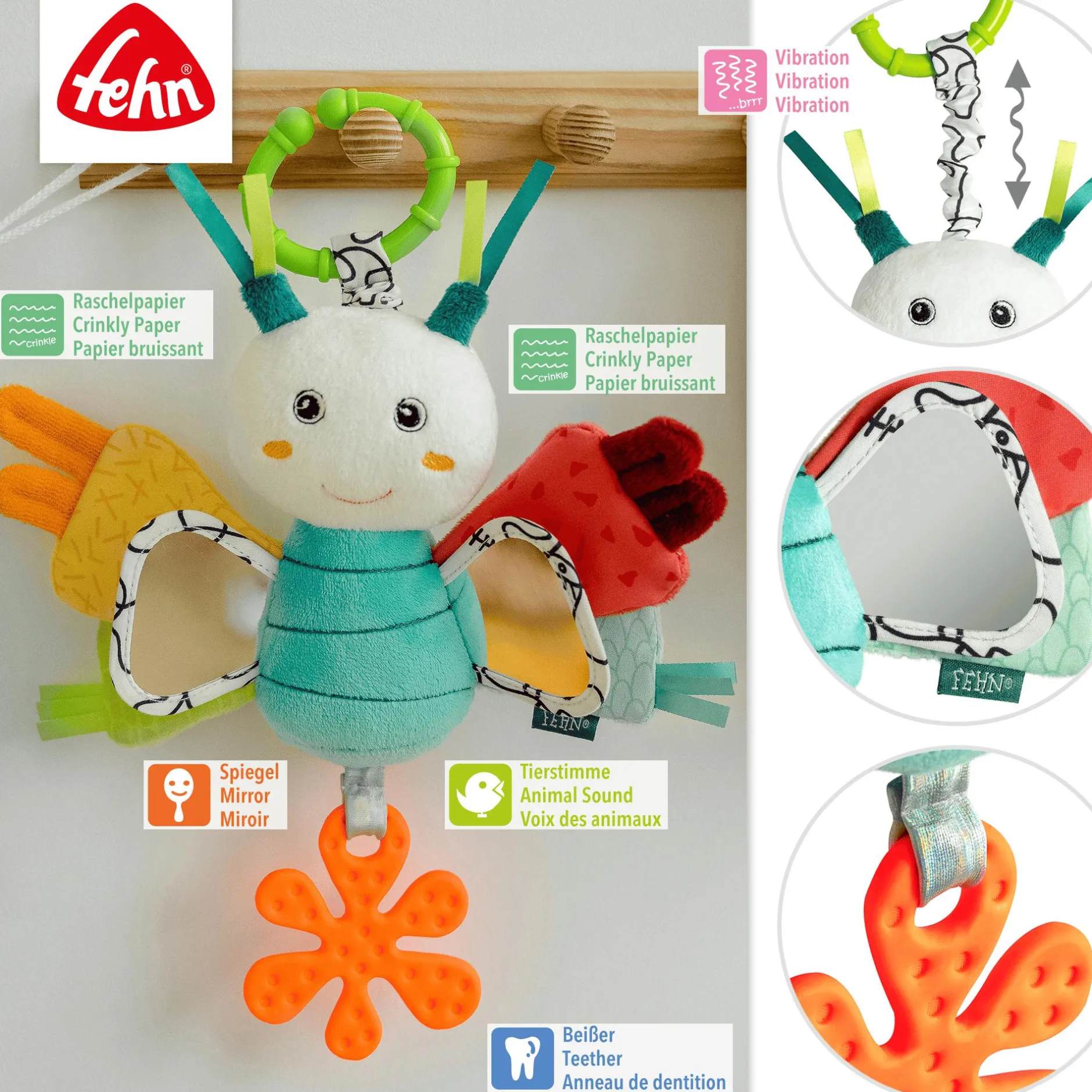 fehn Activity-Schmetterling* Rasseln & Greiflinge