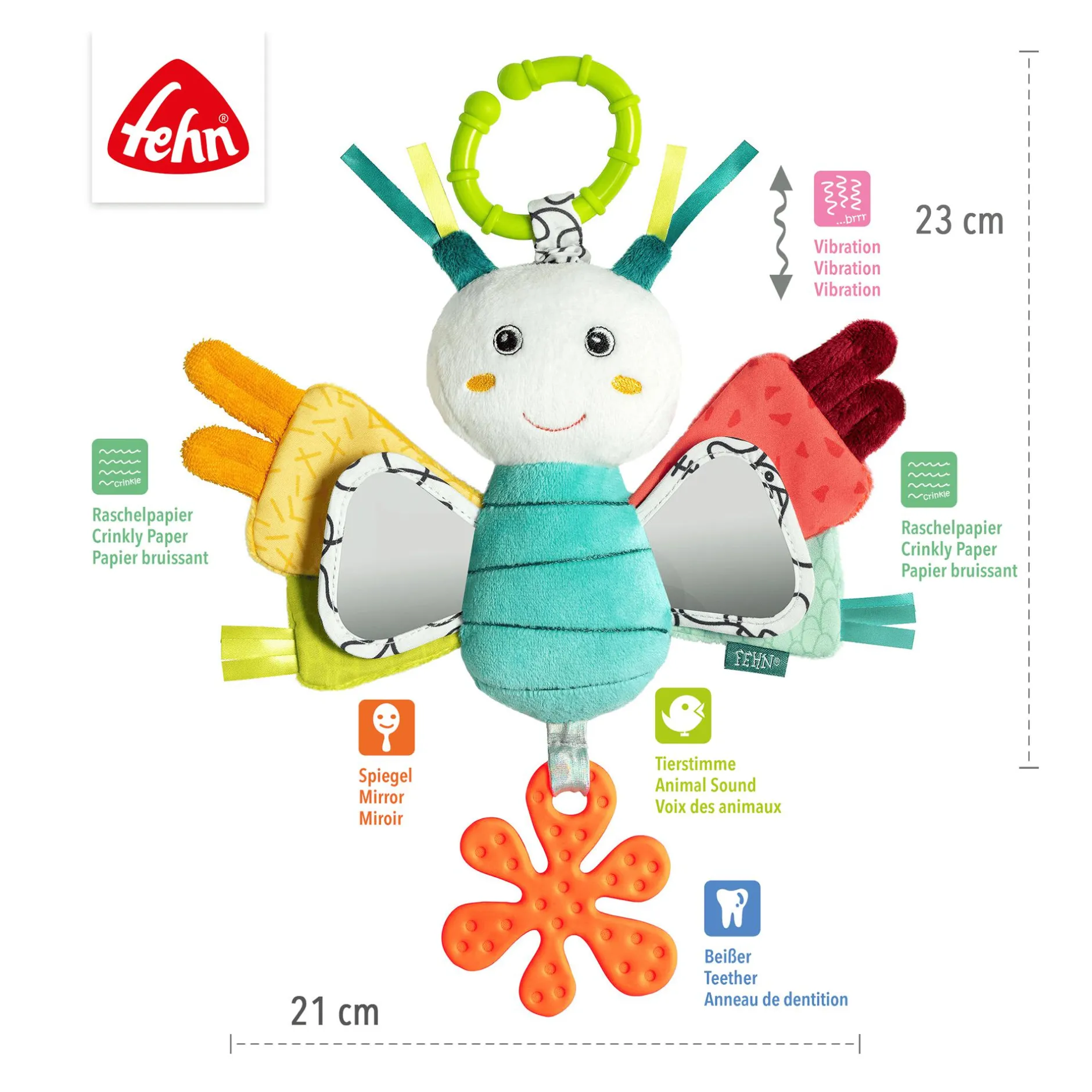 fehn Activity-Schmetterling* Rasseln & Greiflinge