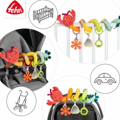 fehn Activity-Spirale Hummer*Kinder Kinderwagen Zubehör|Kuscheltiere