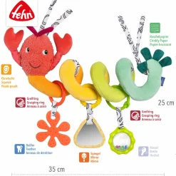 fehn Activity-Spirale Hummer*Kinder Kinderwagen Zubehör|Kuscheltiere