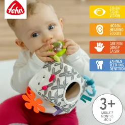 fehn Activity-Würfel Raupe* Rasseln & Greiflinge