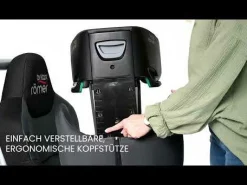 Britax Ru00f6mer ADVENTURE PLUS 2 Space Black*Kinder Kindersitze 15-36 Kg, Gruppe 2/3