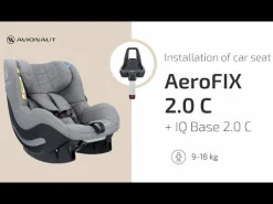 AVIONAUT AeroFIX AirFlow 2.0 C*Kinder Kindersitze Isofix|Reboarder 0-18 Kg, Gruppe 0+/1