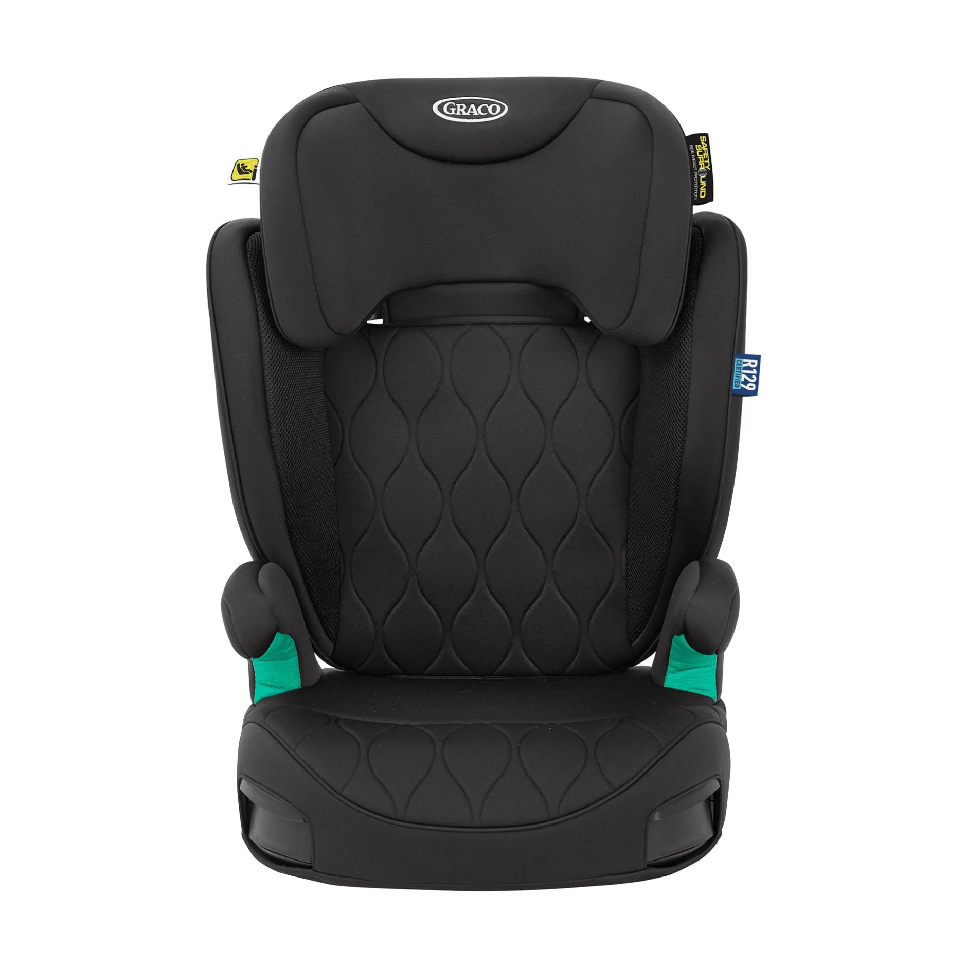 GRACO Affix i-Size R129 Midnight*Kinder Kindersitze Isofix|Kindersitze 15-36 Kg, Gruppe 2/3