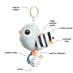 done by deer Aktivitäten-Spielzeug Birdee*Kinder Kinderwagen Zubehör|Kuscheltiere