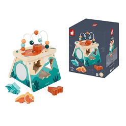 Janod Aktivitäten-Würfel Dino*Kinder Lernspielzeug|Holzspielzeug