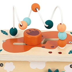 Janod Aktivitäten-Würfel Dino*Kinder Lernspielzeug|Holzspielzeug