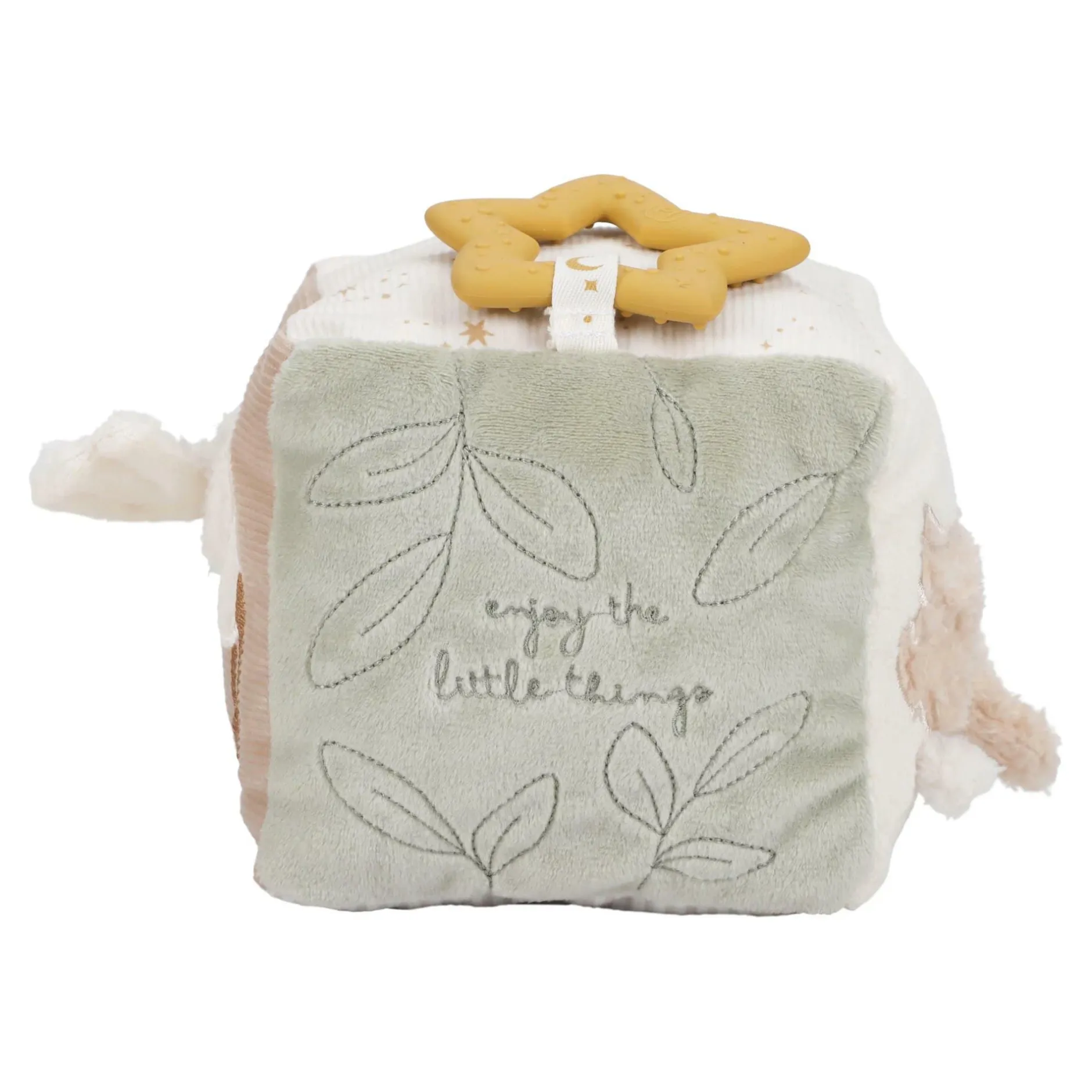 LITTLE DUTCH Aktivitäten-Würfel Newborn Naturals* Kuscheltiere|Spielwürfel