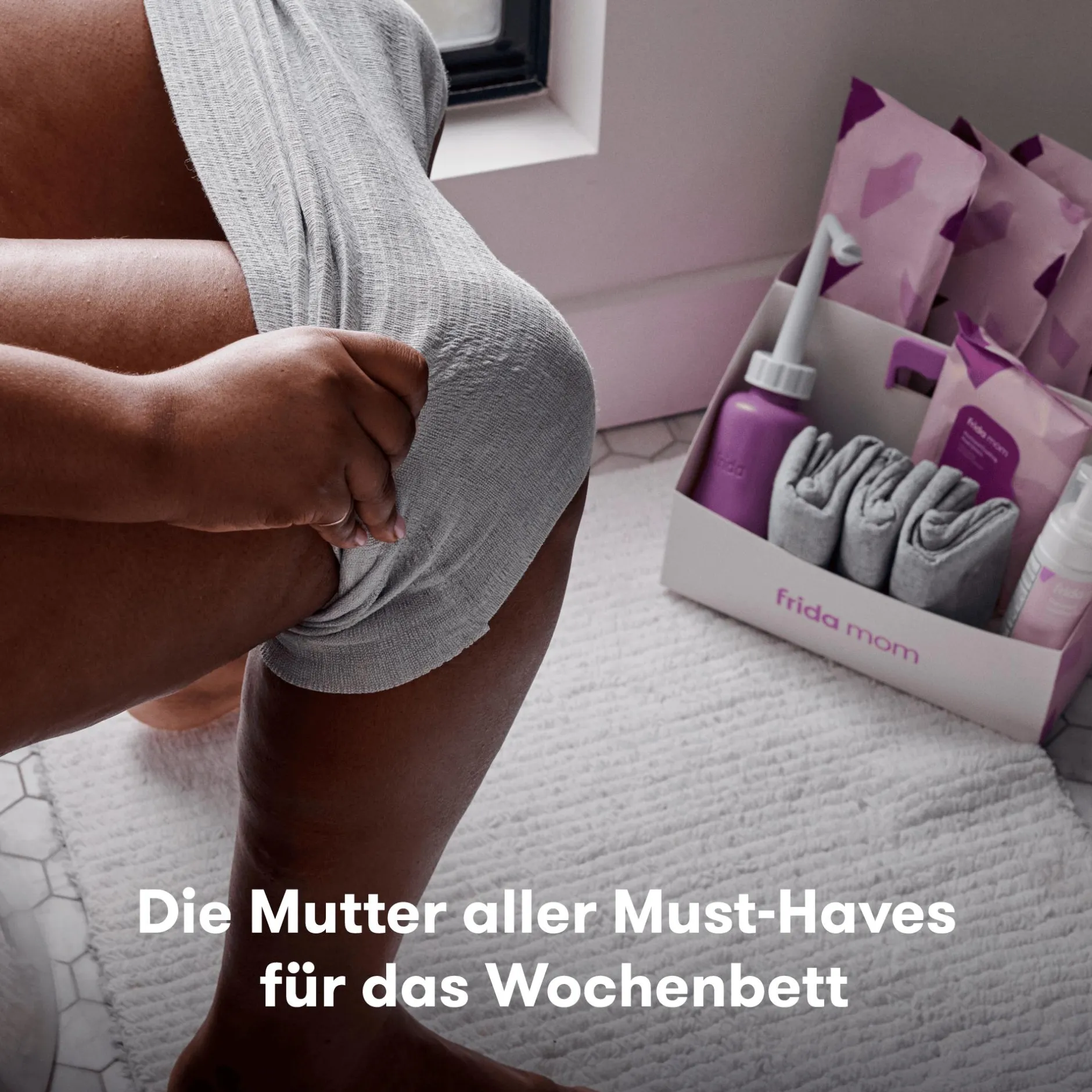 Frida mom All-in-One Wochenbett-Box: Für Geburt & Erholung* Hausapotheke|Geburt & Wochenbett