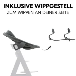 hauck Alpha Bouncer Premium Dark Grey* Hochstuhl Zubehör|Wippen