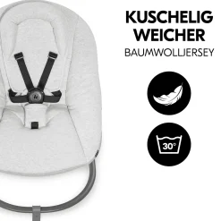 hauck Alpha Bouncer Premium Light grey* Hochstuhl Zubehör|Wippen