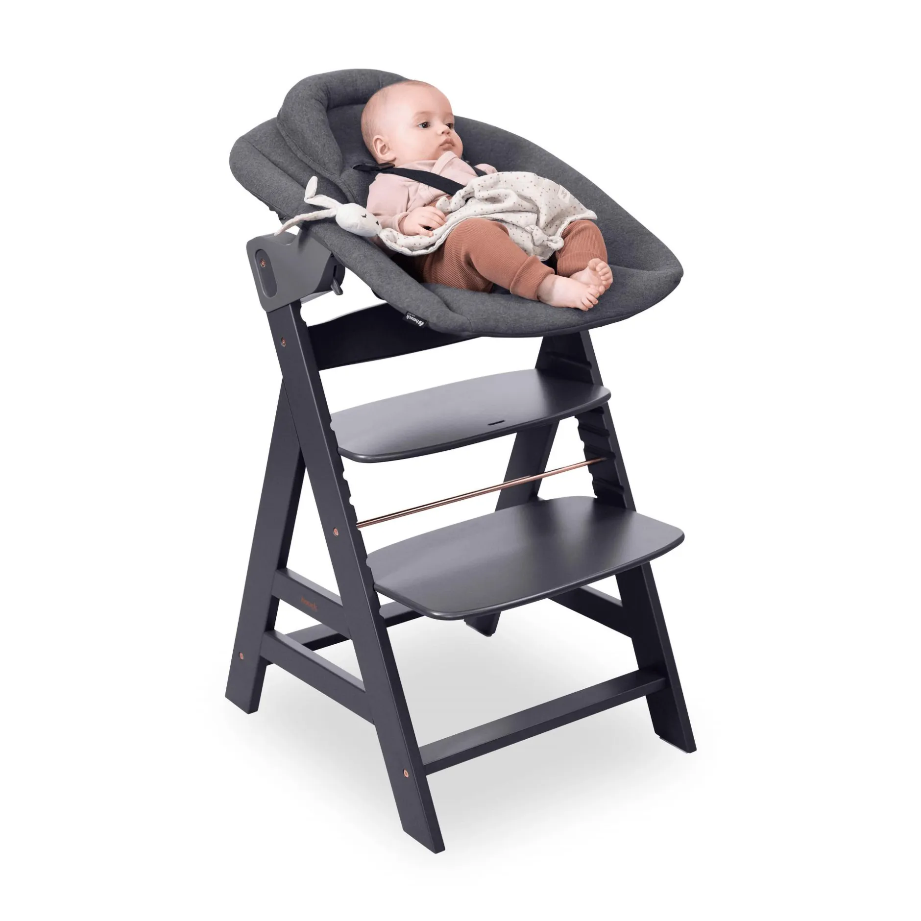 hauck Alpha Bouncer Premium Light grey* Hochstuhl Zubehör|Wippen