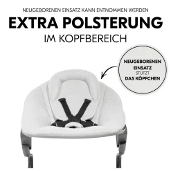 hauck Alpha Bouncer Premium Light grey* Hochstuhl Zubehör|Wippen