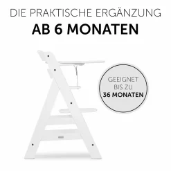 hauck Alpha Click Tray White* Hochstuhl Zubehör