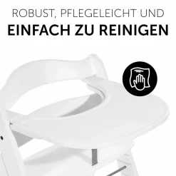 hauck Alpha Click Tray White* Hochstuhl Zubehör