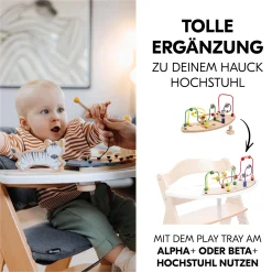 hauck Alpha Play Moving Water Animals Holzaufsatz*Kinder Hochstuhl Zubehör|Holzspielzeug