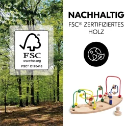 hauck Alpha Play Moving Water Animals Holzaufsatz*Kinder Hochstuhl Zubehör|Holzspielzeug