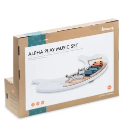 hauck Alpha Play Music Set Zebra inkl. Play Tray White* Hochstuhl Zubehör