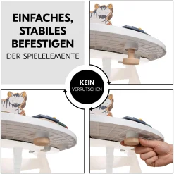 hauck Alpha Play Music Set Zebra inkl. Play Tray White* Hochstuhl Zubehör