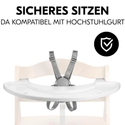 hauck Alpha Play Music Set Zebra inkl. Play Tray White* Hochstuhl Zubehör