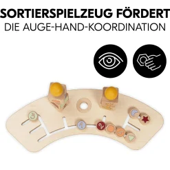 hauck Alpha Play Sorting Giraffe Holzaufsatz*Kinder Hochstuhl Zubehör|Lernspielzeug