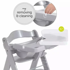 hauck Alpha Tray Grey Comfortline* Hochstuhl Zubehör