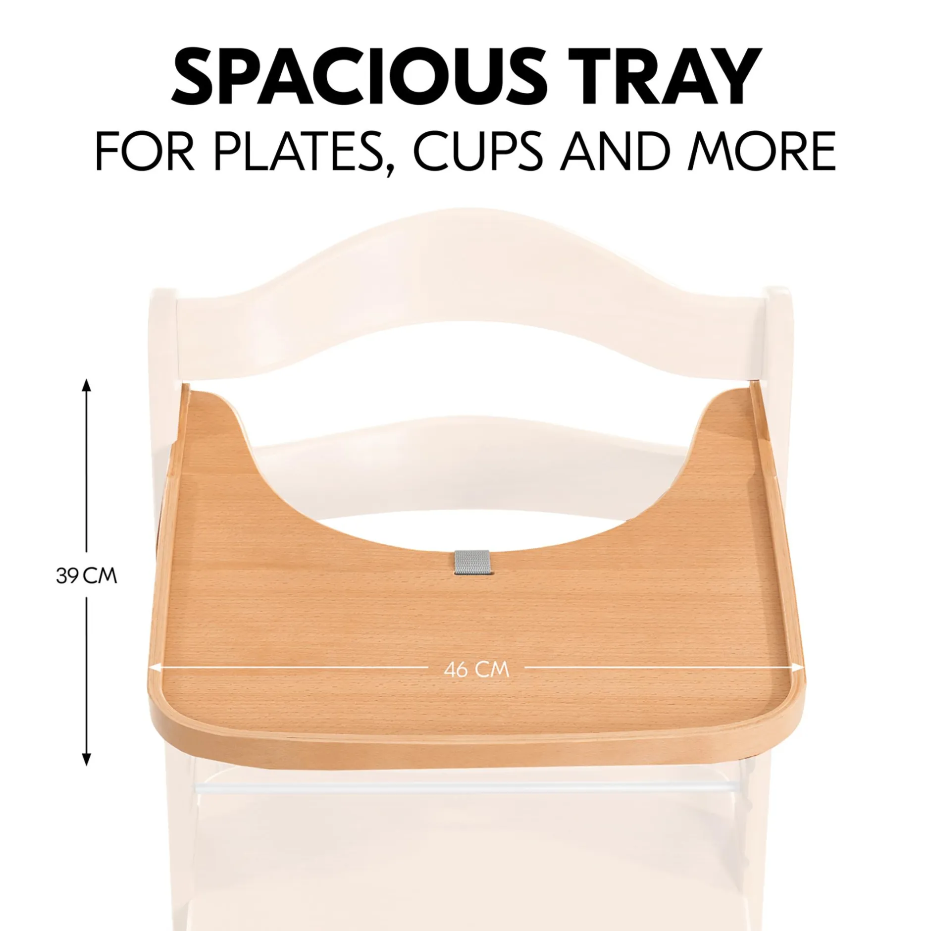 hauck Alpha Tray Natural* Hochstuhl Zubehör