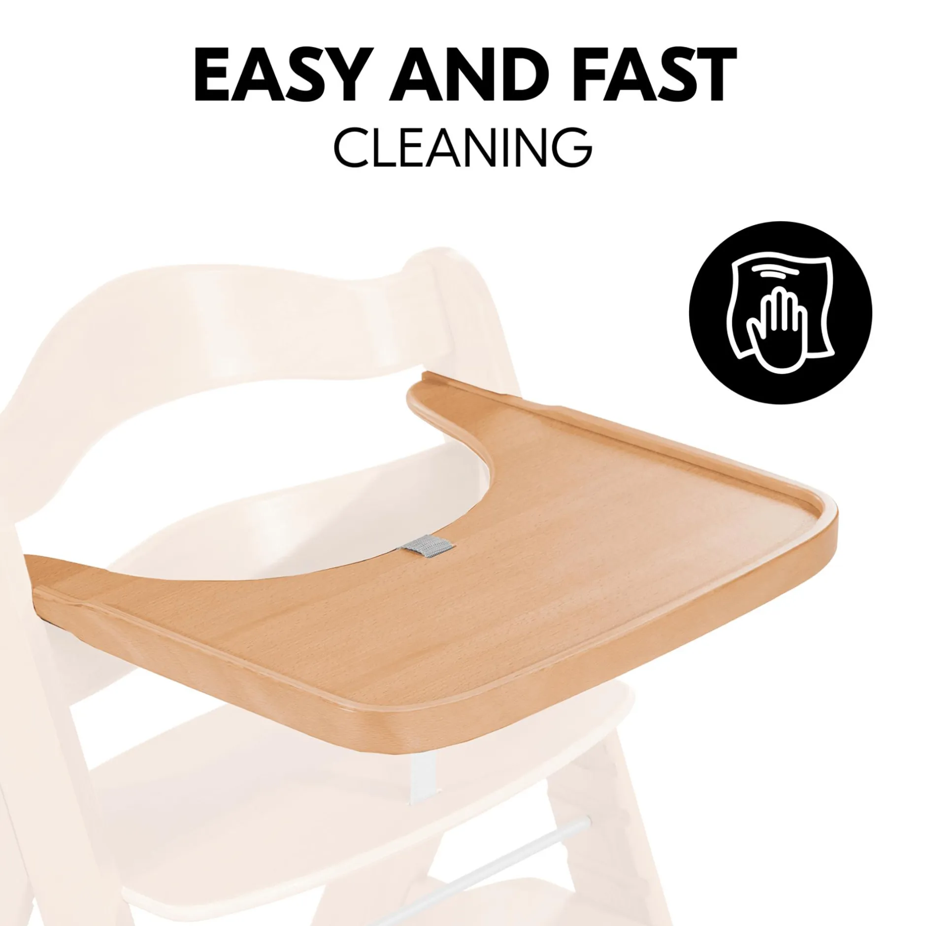 hauck Alpha Tray Natural* Hochstuhl Zubehör