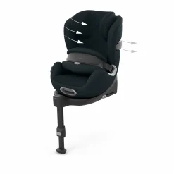 cybex PLATINUM Anoris T2 i-Size Plus Nautical Blue*Kinder Kindersitze Isofix|Kindersitze 9-18 Kg, Gruppe 1
