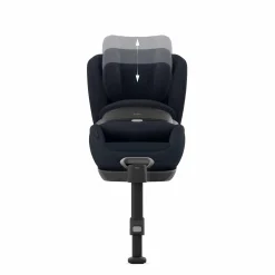 cybex PLATINUM Anoris T2 i-Size Plus Nautical Blue*Kinder Kindersitze Isofix|Kindersitze 9-18 Kg, Gruppe 1