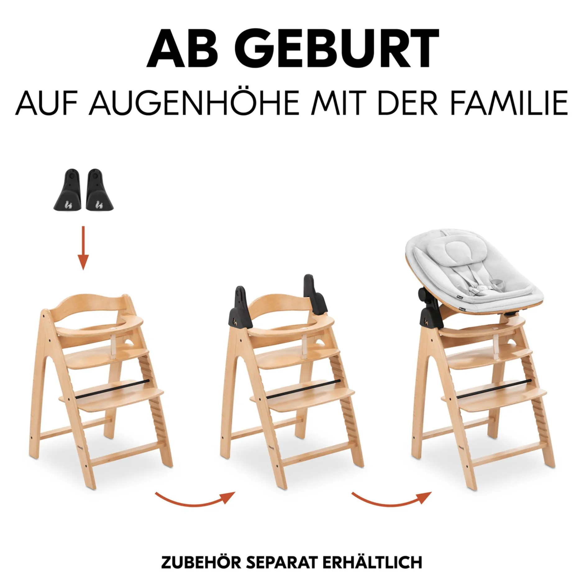 hauck Arketa Beech* Treppenhochstühle