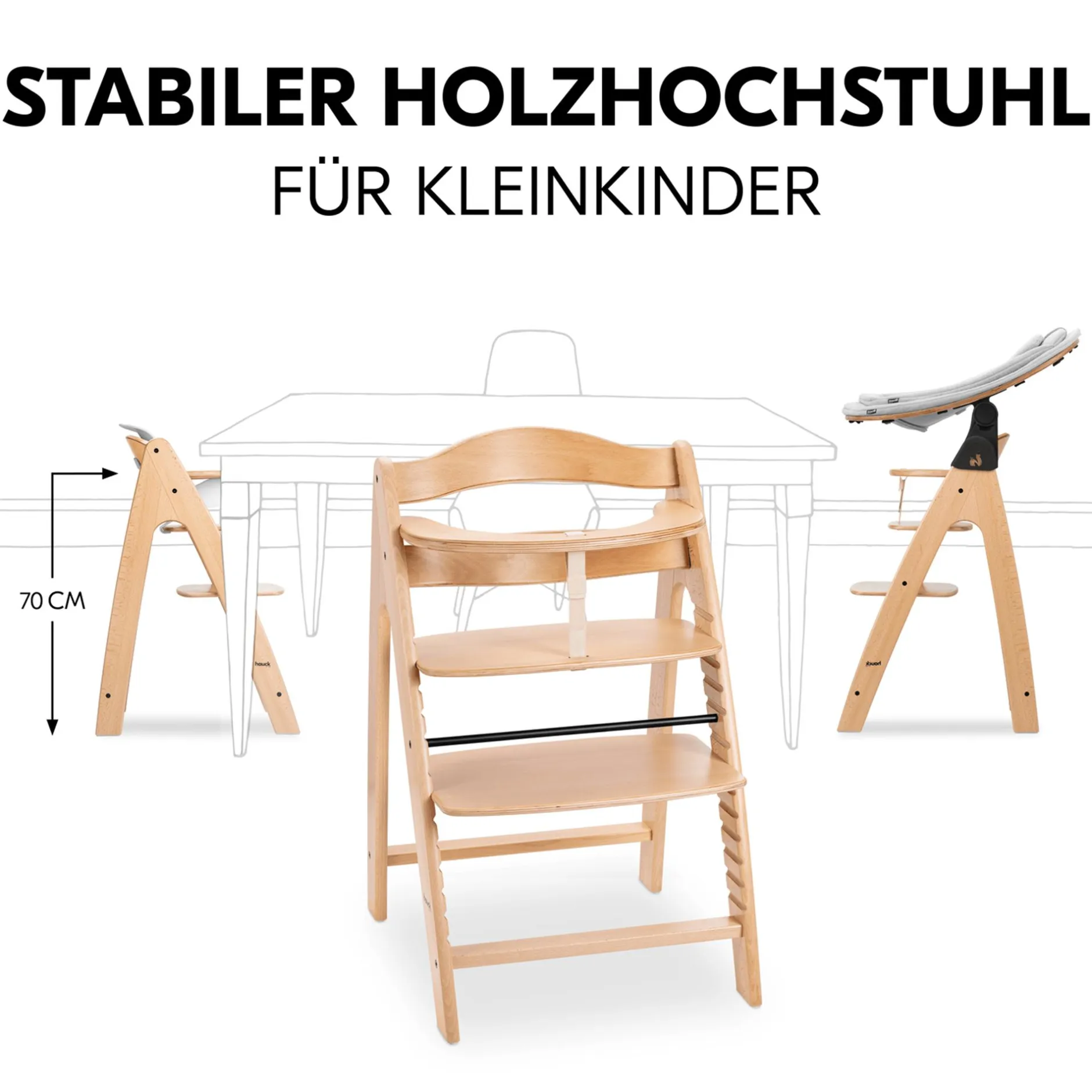 hauck Arketa Beech* Treppenhochstühle