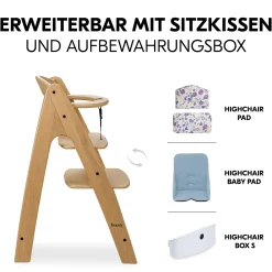 hauck Arketa Oak* Treppenhochstühle
