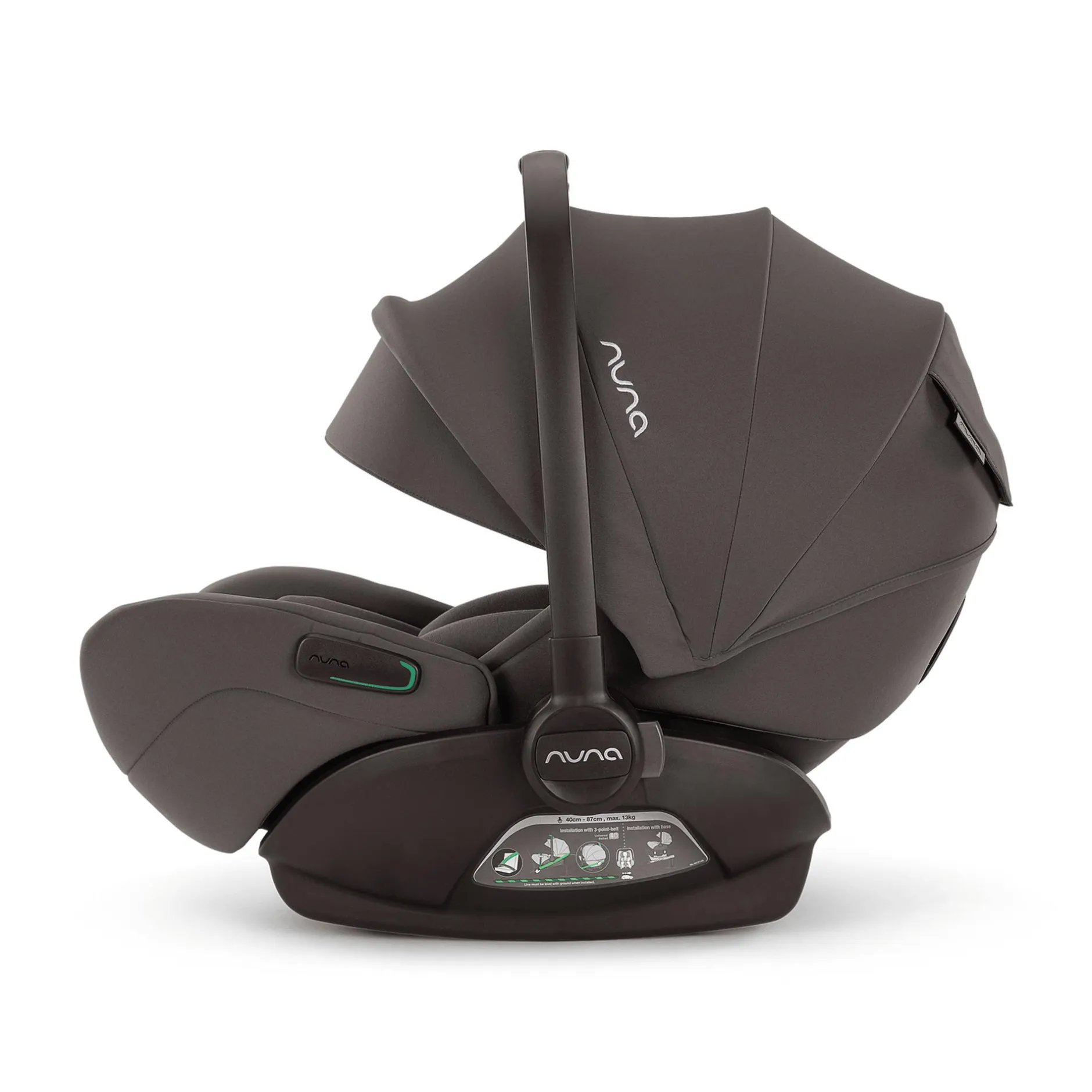 nuna ARRA flex Thunder 25*Kinder Babyschalen 0-13 Kg, Gruppe 0+