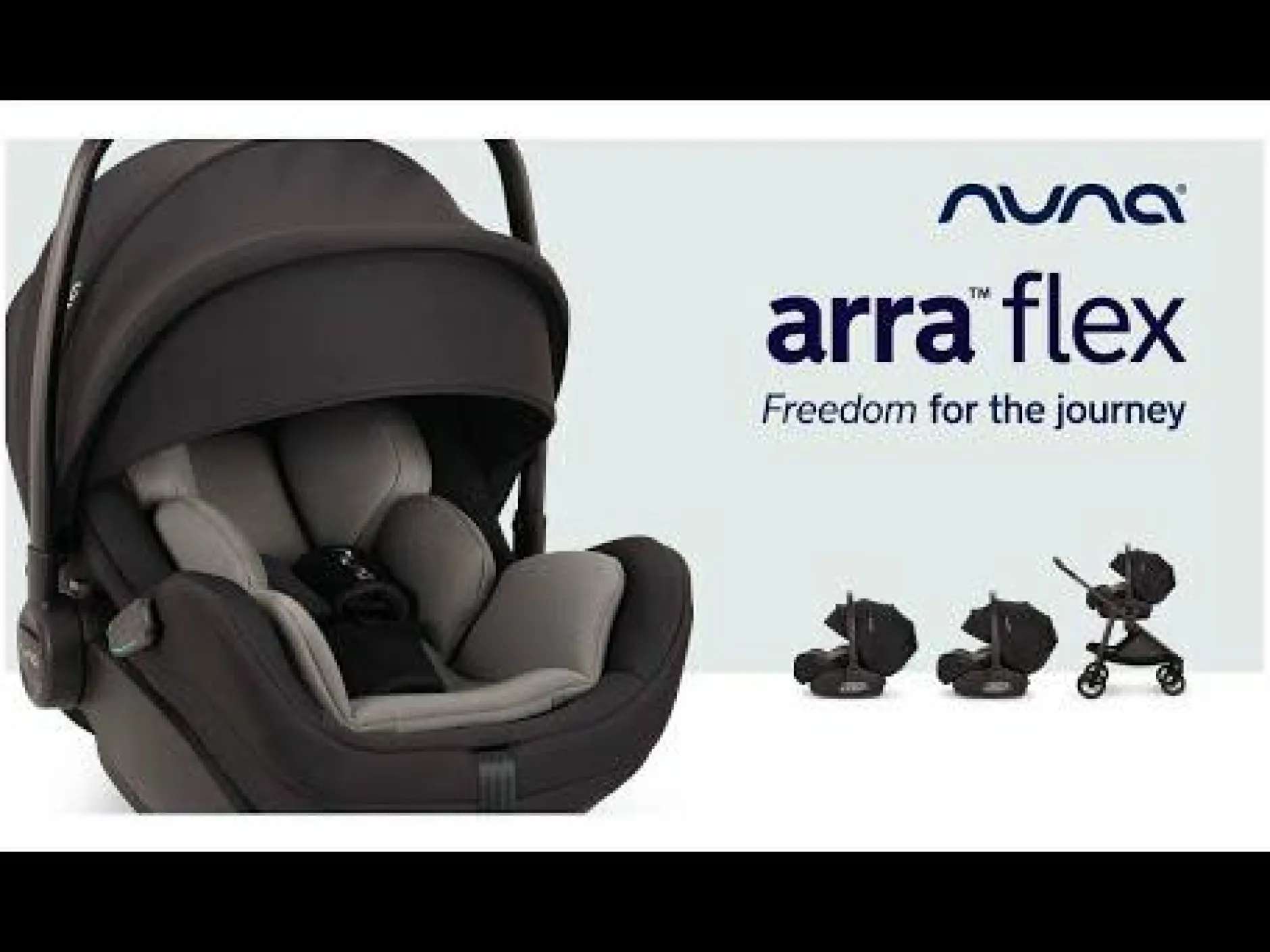 nuna ARRA flex Thunder 25*Kinder Babyschalen 0-13 Kg, Gruppe 0+
