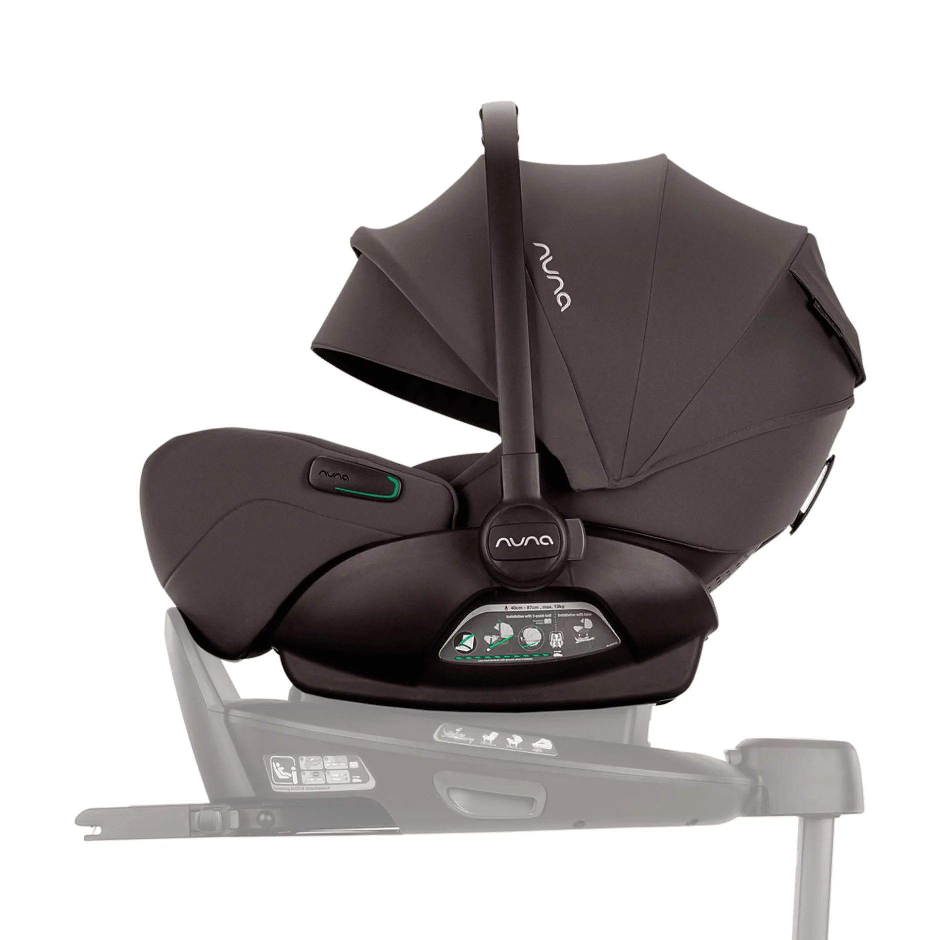 nuna ARRA flex Thunder 25*Kinder Babyschalen 0-13 Kg, Gruppe 0+