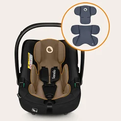 lionelo Astrid i-Size Black Grey*Kinder Babyschalen 0-13 Kg, Gruppe 0+