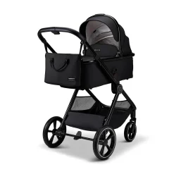 MOON AURA 2 in 1 Kombi-Kinderwagen Onyx mit Babyschale Cosmo 2.0*Kinder Kinderwagen Komplettsets