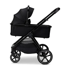MOON AURA 2 in 1 Kombi-Kinderwagen Onyx mit Babyschale Cosmo 2.0*Kinder Kinderwagen Komplettsets