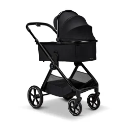 MOON AURA 2 in 1 Kombi-Kinderwagen Onyx mit Babyschale Cosmo 2.0*Kinder Kinderwagen Komplettsets