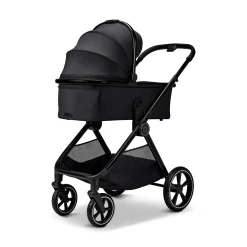 MOON AURA 2 in 1 Kombi-Kinderwagen Onyx mit Babyschale Cosmo 2.0*Kinder Kinderwagen Komplettsets