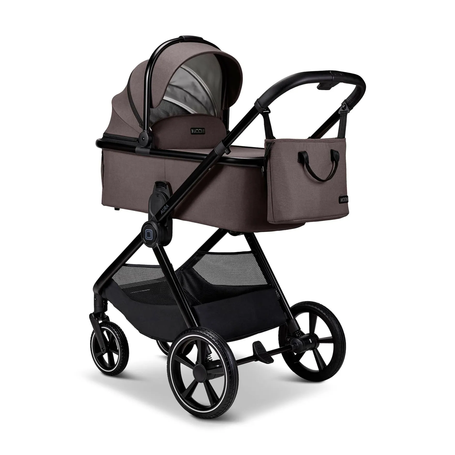 MOON AURA 2 in 1 Kombi-Kinderwagen Tonka mit Babyschale Cosmo 2.0*Kinder Kinderwagen Komplettsets