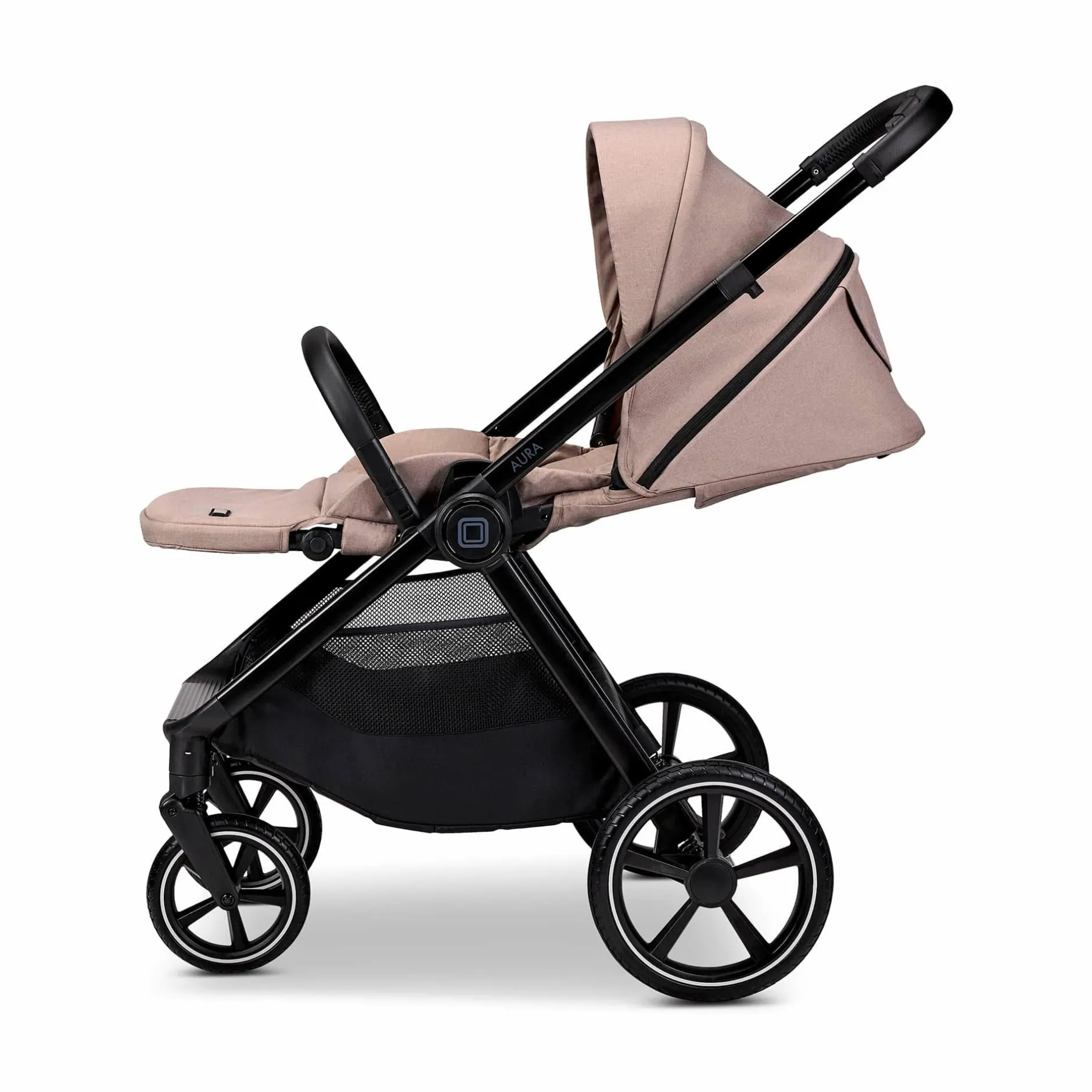 MOON AURA 2 in 1 Kombi-Kinderwagen Sand mit Babyschale Cosmo 2.0*Kinder Kinderwagen Komplettsets